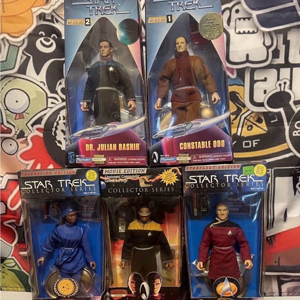 Star Trek Collector Edition Action Figures Set - Multicolor
